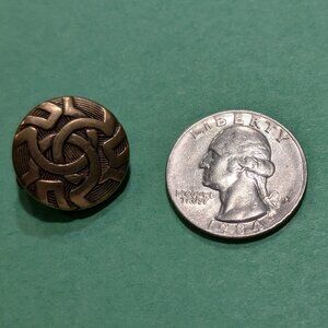 Vintage Gold-Toned Celtic Knot Brooch/Collar Pin